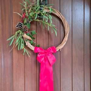 Christmas Willow Wreath Weaving Workshop