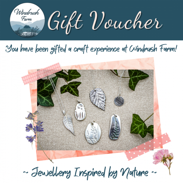 Jewellery Inspired by Nature Workshop Gift Voucher